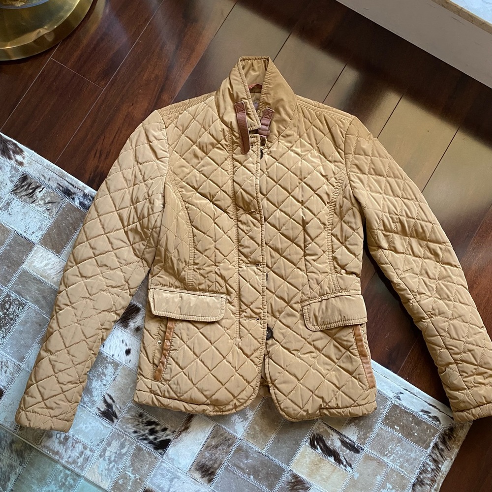 Massimo Dutti gold jacket XS/S size